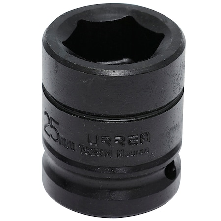 Urrea 3/4" Drive 6-Point Short Impact Socket 25MM 7525M